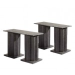 Katafalk dunkel 4 Säulen, Höhe 40 cm , Zwischenplatten 24 cm x 60 cm (zerlegbar)